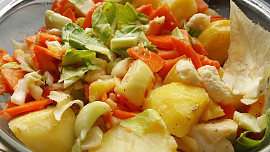 Zapečená zelenina s bramborem (bez tuku)
