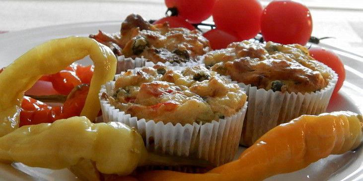 Bramborové muffiny se zeleninou (Bramborové muffíny se zeleninou)