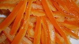 Citronová / pomerančová kandovaná kůra