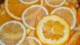 Citronová / pomerančová kandovaná kůra