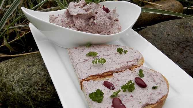 Fazolová pomazánka s tofu, Fazolová pomazánka s tofu