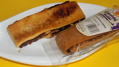 Gápeľský koláč, Gápeľský koláč z obchodu 