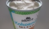 Kokosové donuty s čokoládovou polevou, Vevnitř je krém z kokosového mléka
