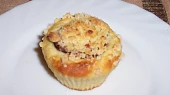 Koláč kynutý litý s ovocem, Muffin se švestkou