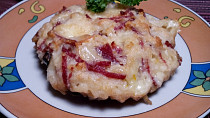 Portobello s raclette sýrem
