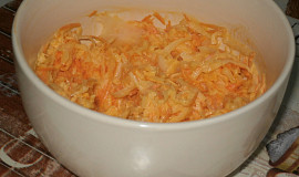 Salát z bílé ředkve s mrkví