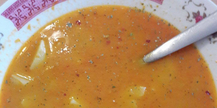 Ultra slaná bryndzová polévka