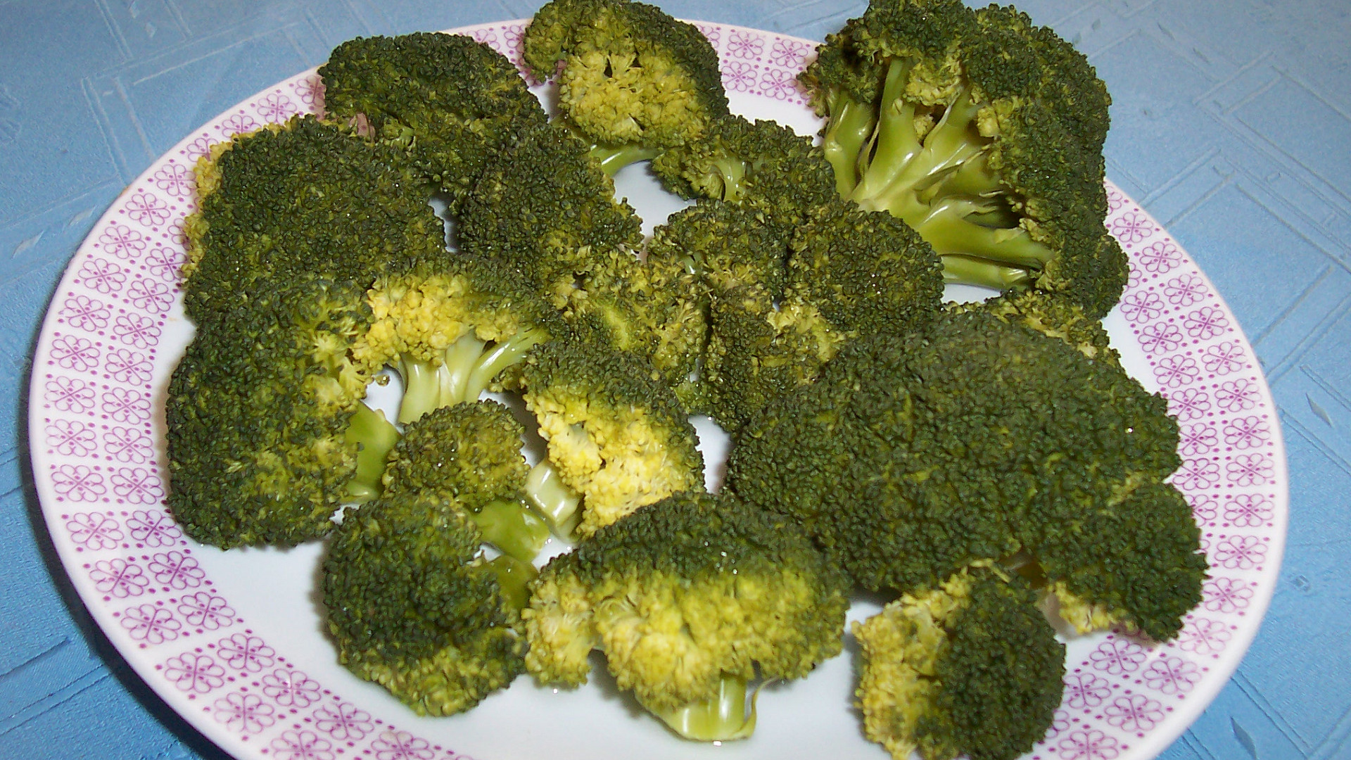 Brokolice vařená v mikrovlnce