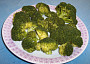 Brokolice "vařená" v mikrovlnce