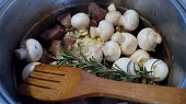 Česneková plec se žampiony