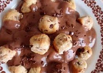 Čokoládové buchtičky s čokoládovým pudinkem