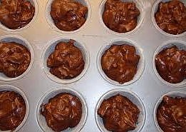 Hruškové muffiny s kakaem