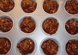 Hruškové muffiny s kakaem