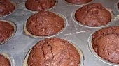 Hruškové muffiny s kakaem
