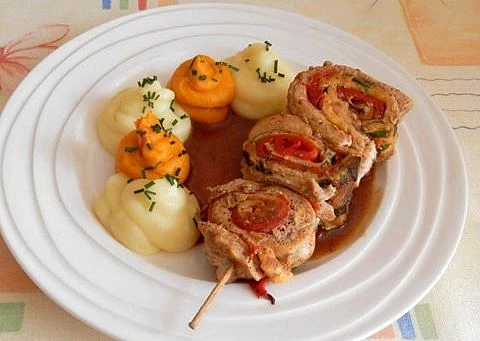 Kuřecí roládky s kapií, Kuřecí roládky s paprikou