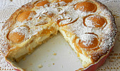 Meruňkový koláč s mandlemi a tvarohem, Meruňkový koláč s mandlemi a tvarohem