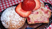 Rychlé jahodové muffiny