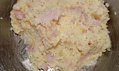 Rýžovo-šunkové kuličky s kapustou