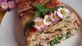 Špenátová (nejen) velikonoční nádivka / žemlovka