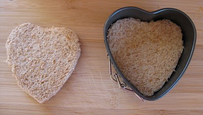 Vaječný sandvič ve formě (pečený v troubě)
