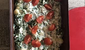 Zapečené gnocchi se sýrem a špenátem, po zapečení