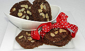 Čokoládové sušenky s mandlovými lupínky (Čokoládové sušenky s mandlovými lupínky)