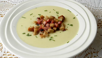 Krémová kedlubnová polévka se smetanou, Krémová kedlubnová polévka se smetanou