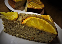 Obracený pomerančový koláč