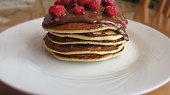 Špaldovo-pohankové lívanečky s domácí nutellou