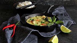 Thajské zelené kari (green curry)