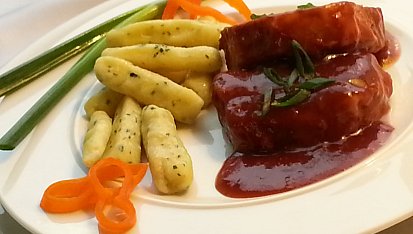 Výborné vepřové karé v sladko-kyselé pikantní omáčce