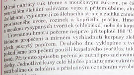 Biskupský chlebíček z „Cukrářské technologie“ od Aleny Půlpánové z r. 1993