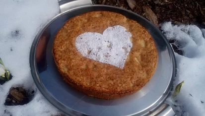 Jablečná / hrušková buchta (nejen) z remosky