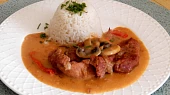 Krkovička na smetaně se žampiony, Krkovička na smetaně se žampiony