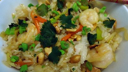 Kung pao s krevetami