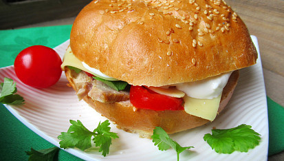 Plněné žemle - Tortas