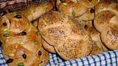 Lahůdkové sladké housky