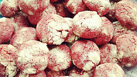 Red Velvet Crinkle Cookies neboli Popraskané sušenky