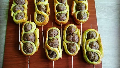 Slané pečivo s kurkumou