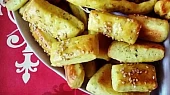 Slané pečivo s kurkumou