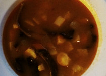 Zeleninová polévka s houbami