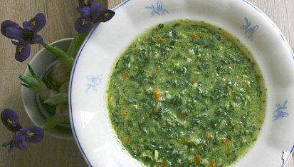 Dušený špenát od kocoura, špenát tak trochu jinak, Dušený špenát od kocoura