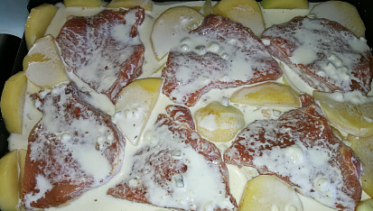 Kotlety na smetaně, Přidal jsem ještě do smetany tatarku, šlehačku cibuly