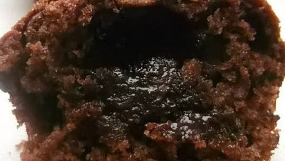 Muffiny s rumovou pralinkou