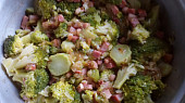 Brokolice / květák se slaninou (nejen) z remosky
