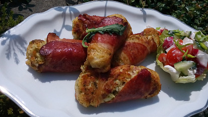 Brokolice se šunkou a mozzarellou
