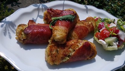 Brokolice se šunkou a mozzarellou