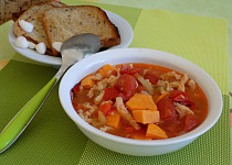Dršťková polévka s batáty