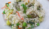 Italské jarní rizoto (Risotto primavera)