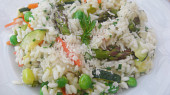 Italské jarní rizoto (Risotto primavera)